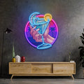 Tropik Kokteyl Neon Art –  Baskı – Neon Led Tabela