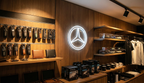 Mercedes-Benz Logolu Yuvarlak LED Neon Tabela