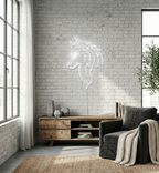 Asil Kurt Figürlü Özel Tasarım LED Neon Tabela