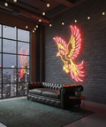 Anka Kuşu (Phoenix) Tasarımlı  LED Neon Duvar Tabelası